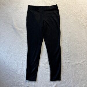 Express Black Snakeskin Print Leggings Womens Medium Cotton Blend Stretch